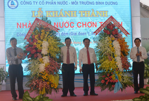 Khánh thành Nhà máy cấp nước Chơn Thành - Bình Phước